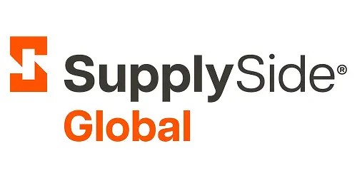 SupplySide Global logo with an orange geometric icon to the left and the wordmark 'SupplySide' in black and 'Global' in orange.